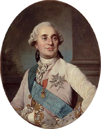 Joseph-Siffred  Duplessis Portrait of Louis XVI oil painting image